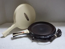 VINTAGE PROCTOR SILEX *PANHANDLER* MINI ELECTRIC FRY PAN/SKILLET DORM ROOMS CAMP