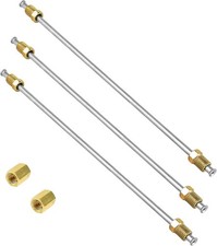 3/16" Stainless Steel Brake Line Kit with Fittings, 10" Long with In Size: 10