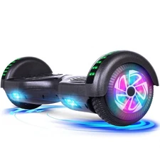 Electric Hoverboard w/ Bluetooth Speaker & Music Light-Up Self-Balancing Scooter