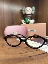 Miu Miu Round Tortoiseshell Eyeglasses Frame with Case