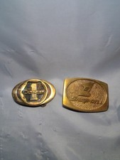 2 Snap-On Tools Solid Brass Belt Buckle s BTS SPP-557 BTS SPP-455 Made in USA