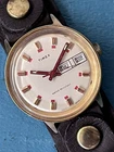 Vintage Men's Timex Gold Toned Marlin DayDate from 1974 - Ready to Wear