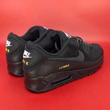 Nike Air Max 90 Low Speed Yellow Black Sneakers Mens Size 10 HM0628-001