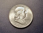 Choice BU 1950-P FBL Franklin Half Dollar