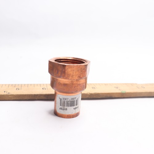 Pressure Fitting x FIP Female Adapter Copper 3/4" 905797