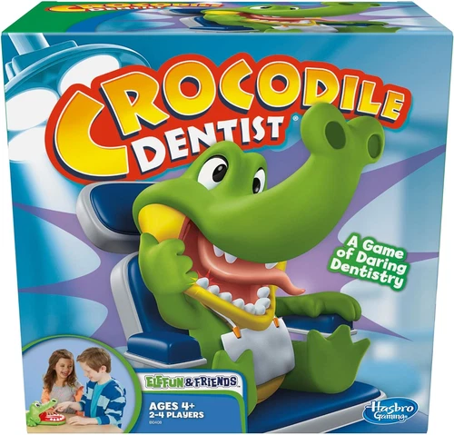 Crocodile Dentist Kids Board Game, Ages 4 And Up (Amazon Exclusive)