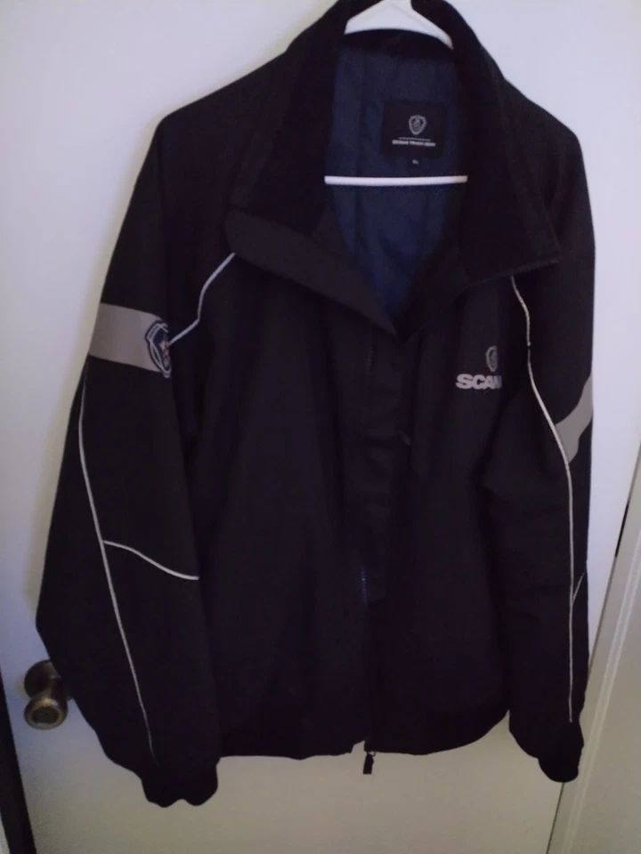 Scania Truck Gear Jacket Coat HGV Driver Black Grey, XL, Reflective, Heavyweight - Image 3 of 4