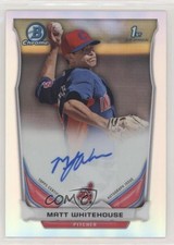 Matt Whitehouse Bowman Chrome 2014 Refractor /500 Auto