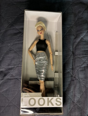 #ad Barbie Signature Looks Model #8 Andra Face Sculpt MTM Blonde Pixie HCB78 NRFB $45.00