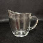 Vintage Anchor Hocking Presence Clear Glass Creamer 3 3/4" H 11 oz Made in USA