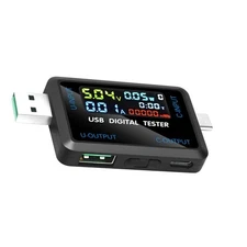 High Quality USB C Power Meter with LCD Display for Fast Charging Detection
