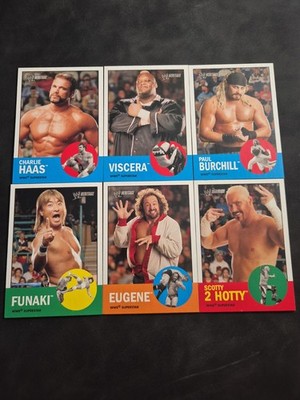 2006 Topps WWE Heritage Wrestling Card Lot Charlie Haas Viscera Funaki Eugene