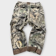 Mossy Oak Break Up Camo Pants Men XL Relaxed Straight Outdoor Heel Reinforced