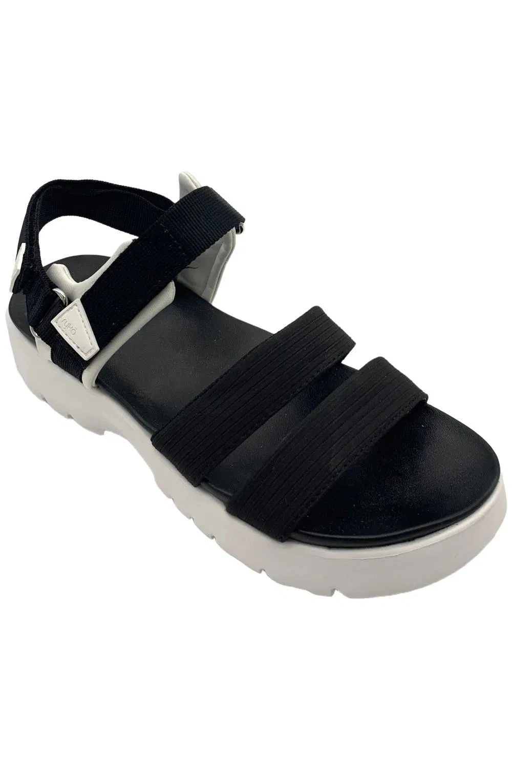 Ryka Women's Adjustable Sport Sandals Beyond Gardenia Blk