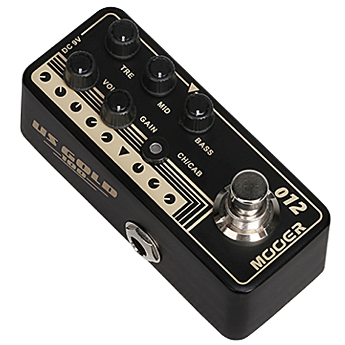 ギター Mooer micro preamp 012 US GOLD Mooer Micro Preamp 012 US Gold 100 Guitar Effects Pedal