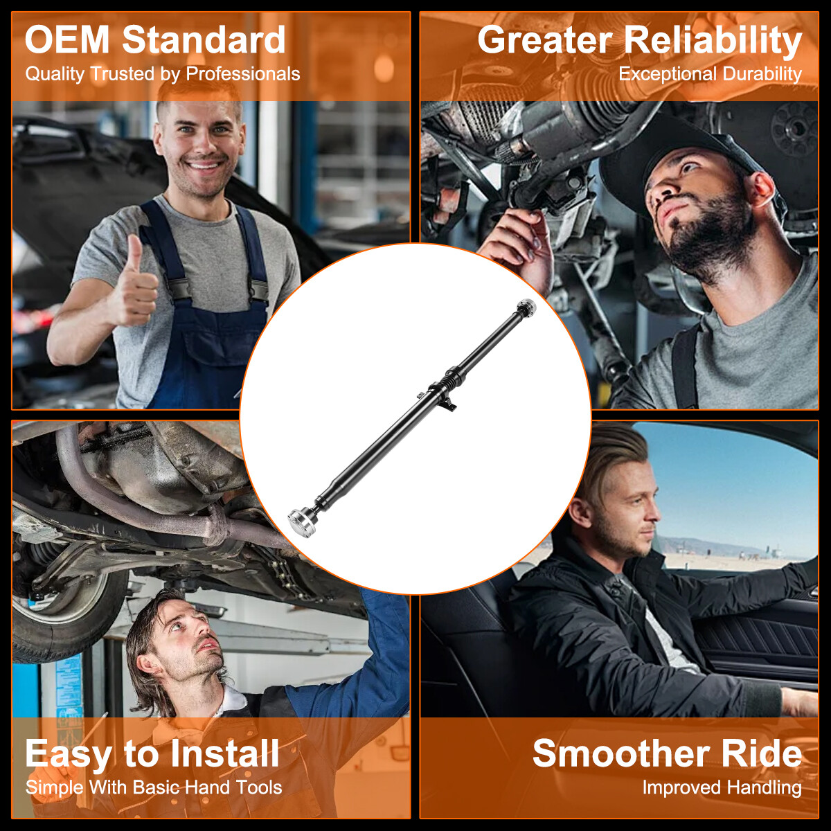 Rear Driveshaft Prop Shaft Assembly for Dodge Challenger 2015-2019 3.6L RWD#Auto