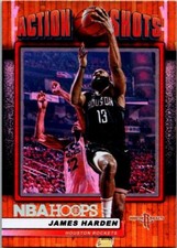 2018-19 Panini Hoops Action Shots #AS-30 James Harden Rockets
