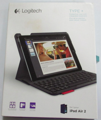 Logitech Type + Protective case & Keyboard IPad Air 2 920-006912 Black READ