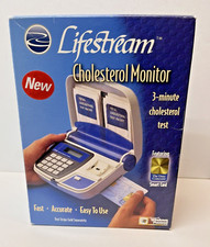 Lifestream Cholesterol Monitor LSP 3100 Smart Card, SoftClix Both NOT TESTED