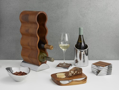 nambe Blend Bar Board with Knife - Picture 4 of 5