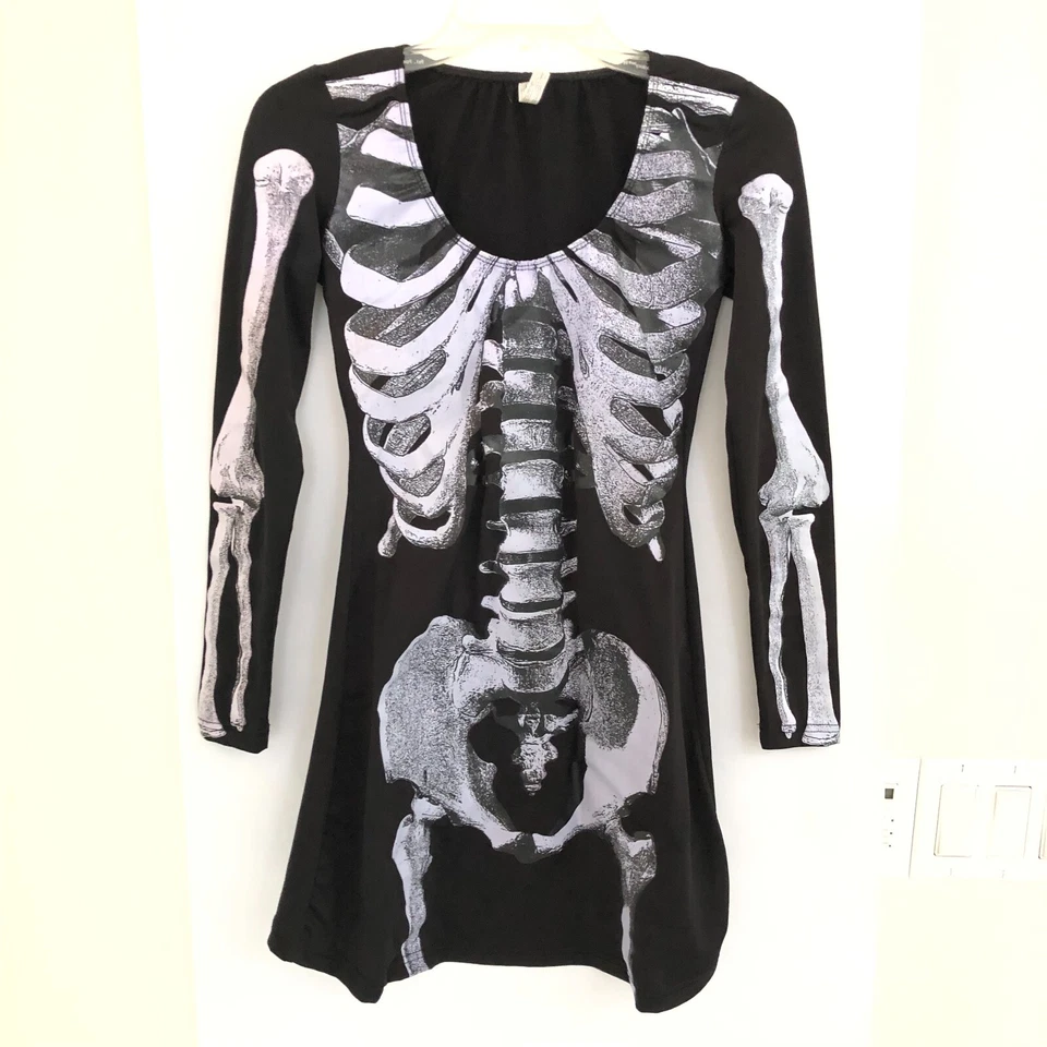 Hot Topic Adolescente Fugitivo Jaula Costilla Vestido Manga Larga Talla XS Disfraz de Halloween Foto 3 de 4