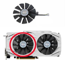 Graphics Card Fan PLD09210S12HH Replacement For ASUS GTX1070/1060 RX480 DUAL OC