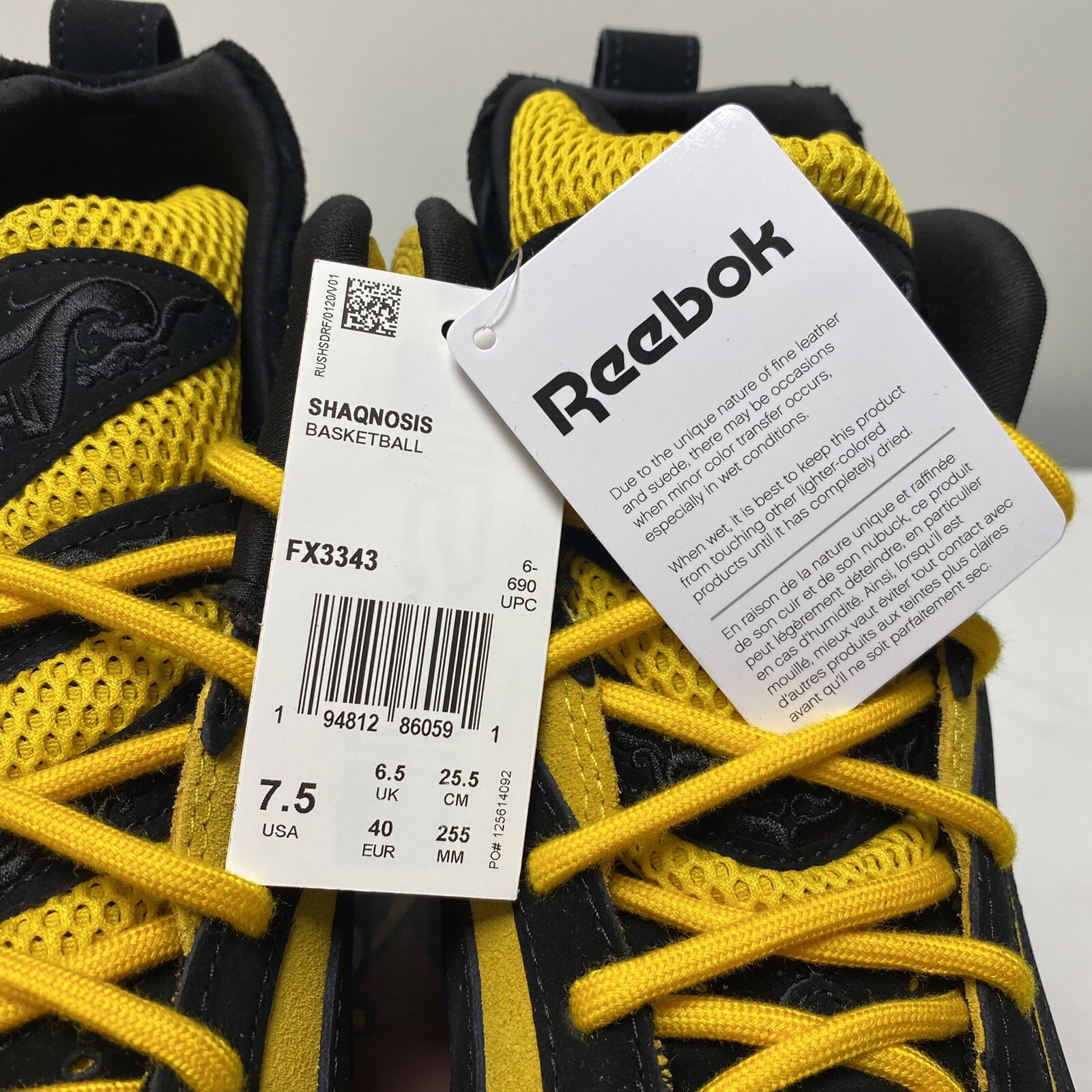 Reebok Shaqnosis Minion Shaq Fu Special Box Basketball Shoes Size 7.5 FX3343  New | eBay