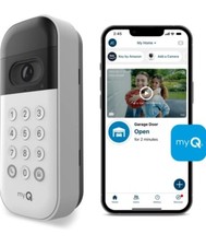 myQ Smart Garage Video Keypad - White VKP1-MYQ 