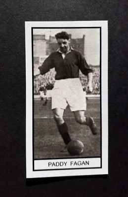 MANCHESTER CITY - FIONAN 'PADDY' FAGAN Memory Lane UK Trade Card (ODER JOE FAGAN?)