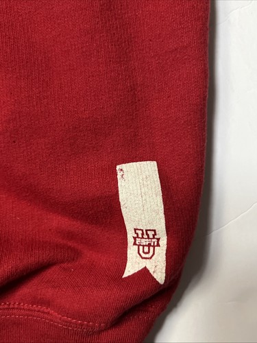 ESPN Ohio State Buckeyes Football Sweatshirt Mens Size Med Red Pullover EUC - Picture 6 of 7