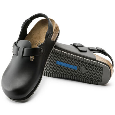 BIRKENSTOCK 黒シューズ BIRKENSTOCK TOKIO SL BLACK REGULAR/WIDE WIDTH OCCUPATIONAL