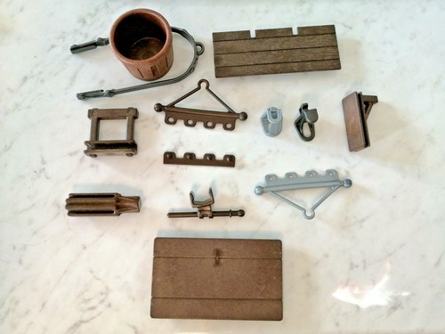 Playmobil Verbinder Balken Burg Eimer Kran 3445 3450 3666 3888