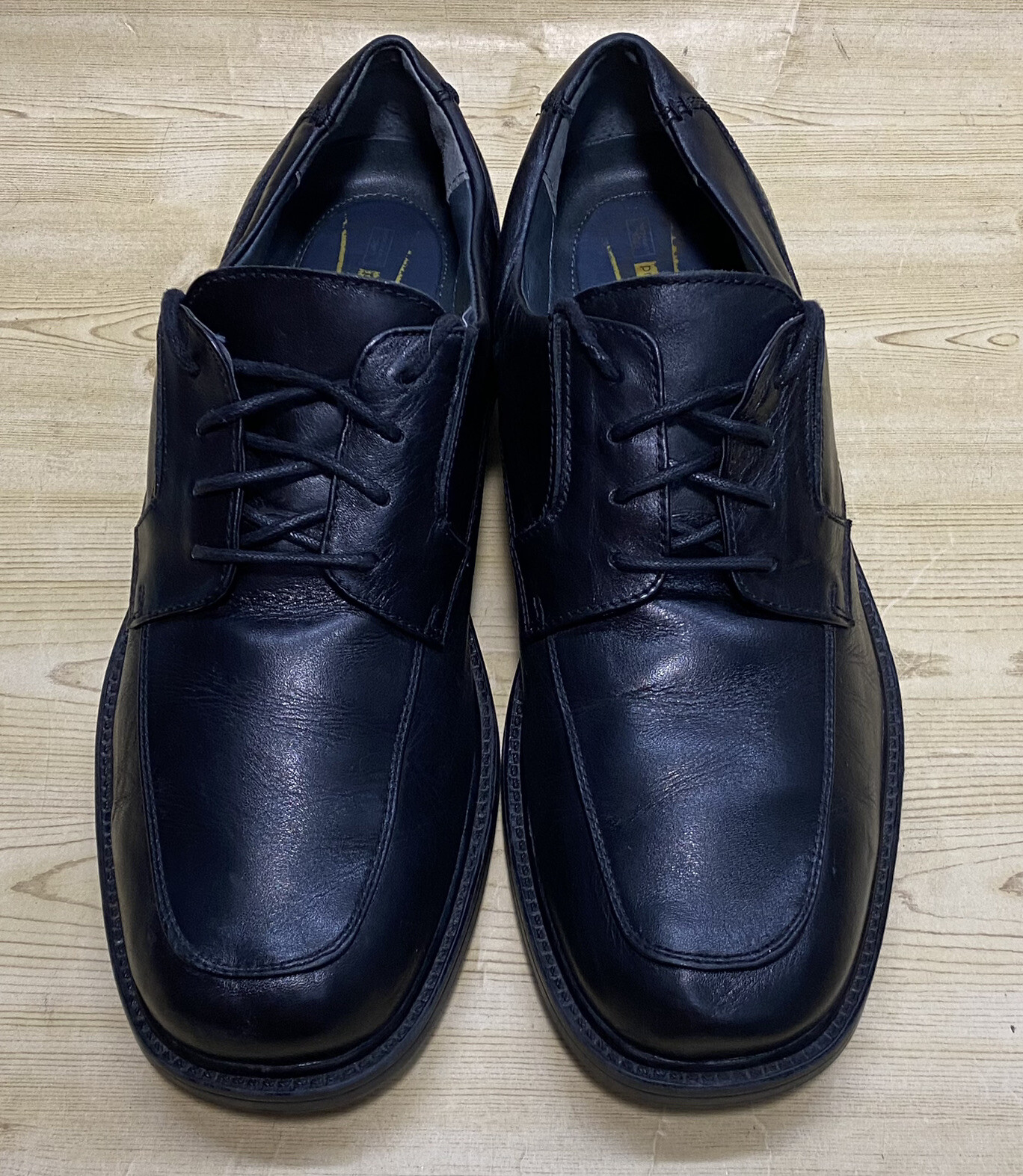 SAOLA Scarpe comode Dockers Pro Style Oxford nere in pelle da uomo 12M stringate punta tonda