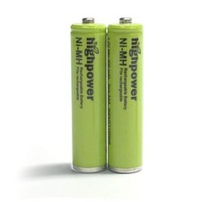 2-Pack Highpower N4DHYYY00008 1.2V 400mAh Batteries for Panasonic Cordless Phone