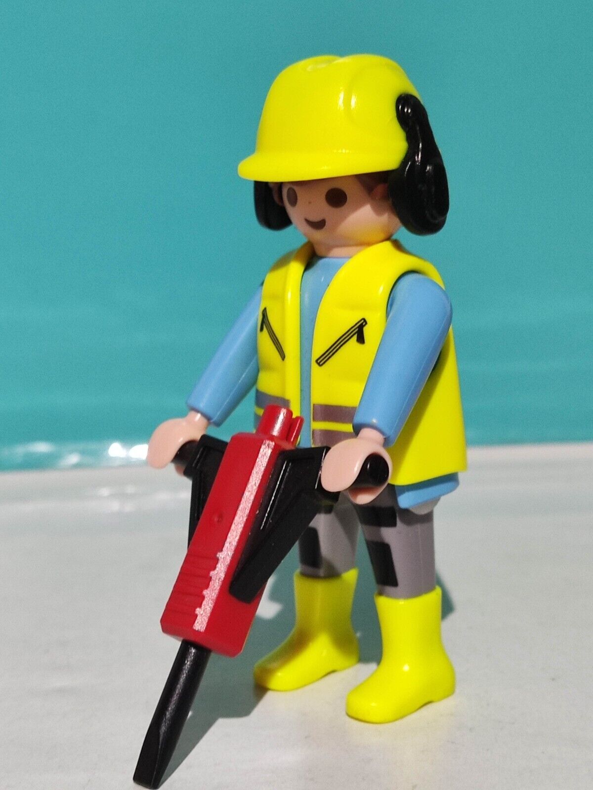 Playmobil Construction Site Set: Scaffolding With 3 Worker Figures & Tools - View #2
