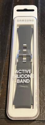 NEW Original Samsung Active Silicone Band for Galaxy Watch 46mm - Basalt Gray