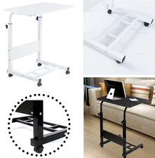 Portable workstation overbed Laptop Computer Desk Tray Adjustable study Table