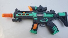 Rifle Gun Toy, FX Sounds Lights, Moving Bullets, Pretend Play, 15 Inches TOY