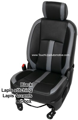 fits 2013-2018 Dodge Ram Crew or Quad Cab Leather Seat Covers Black Diesel Gray