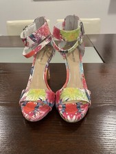 Gianni Bini Multi Color Stiletto Heel Sandals