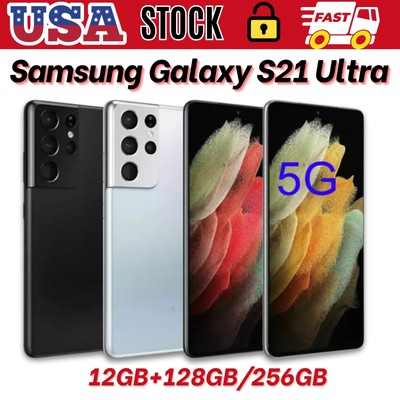 NEW Samsung Galaxy S21 Ultra 5G 128/256GB US STOCK Unlocked Smartphone SM-G998U