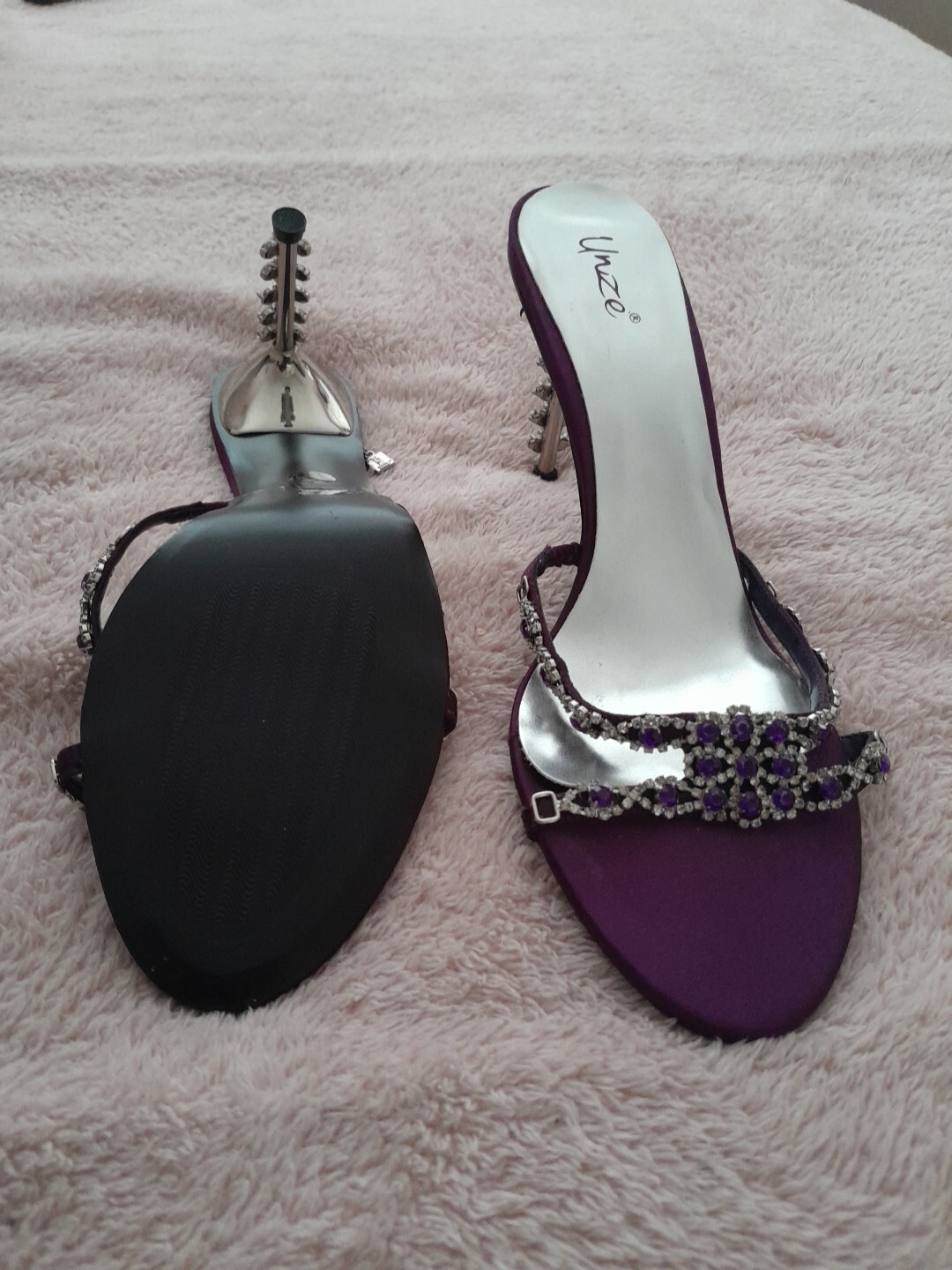 Unze London Ladies Womens Sandals High Heels Party Shoes UK Size 9 eBay