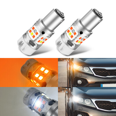 Led Turn Signal Bulb LASFIT T3 1157 Switchback LED Bulb Built In Resistor Front Led Signal Lights - Foto 5