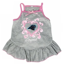 CAROLINA PANTHERS DOG CAT PINK CHEERLEADER DRESS EXTRA SMALL XS MEDIUM