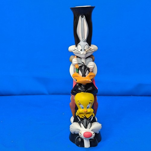 Warner Bros LOONEY TUNES Totempfahl Kerzenhalter (26cm) * Vintage 1995 sehr guter Zustand - Bild 4 von 16