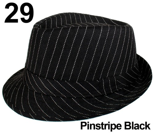 Hombres Mujeres Fedora Sombrero Trilby Estilo Cubano Hacia arriba Alama Corta Gorra Sombrero Panamá - Imagen 31 de 91