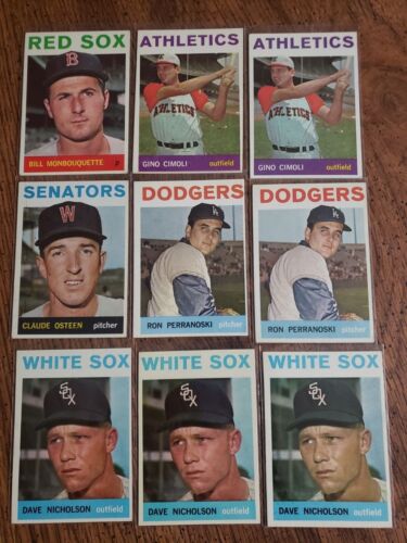 1964 TOPPS BASEBALL YOU PICK #14 - #199 ****FREESHIPPING**** - Picture 3 of 23