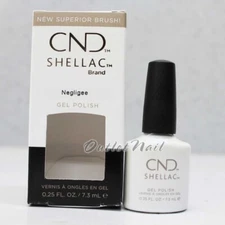 CND Shellac UV LED Gel Nail Polish - Negligee - 0.25 oz - #40502