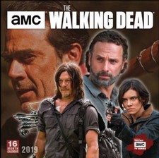 The Walking Dead TV Series 12 Month 2019 Wall Calendar NEW SEALED