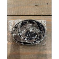 Woman  s Western Horse and Horseshoe Metal and Enamel Belt Buckle